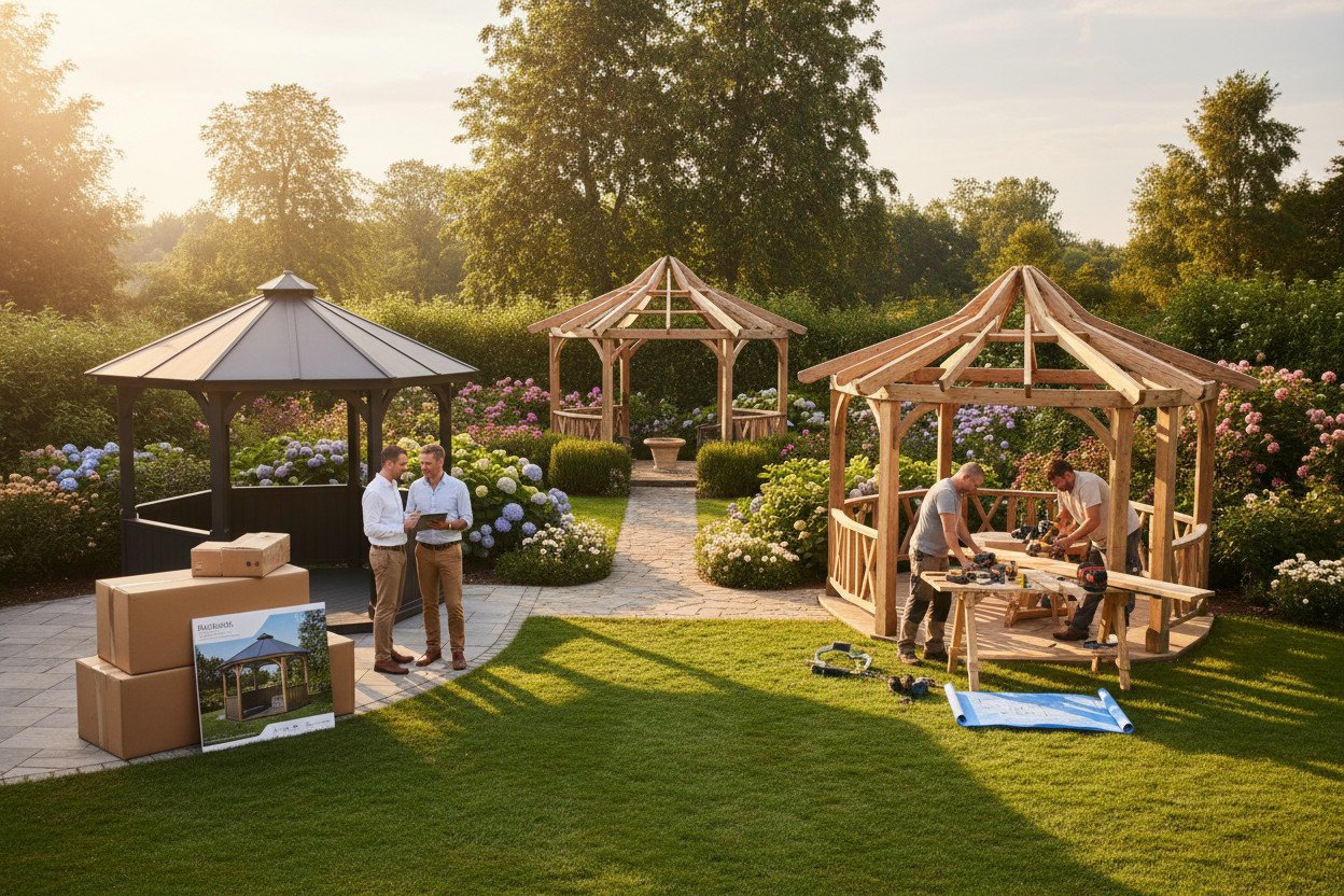 Altana ogrodowa projekt — od gotowych planów do indywidualnego zamówienia