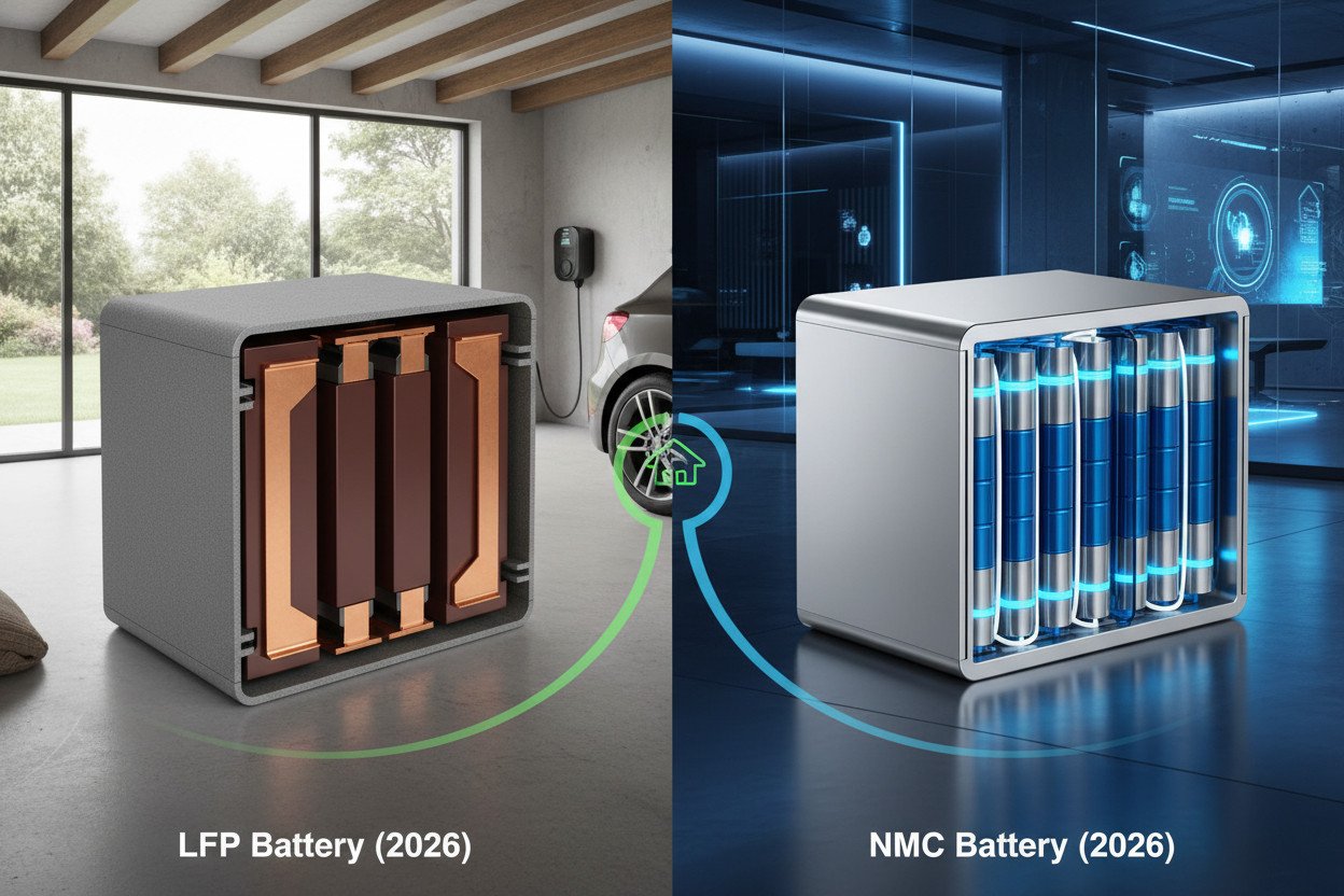 Bateria LFP czy NMC — porównanie technologii dla instalacji domowych