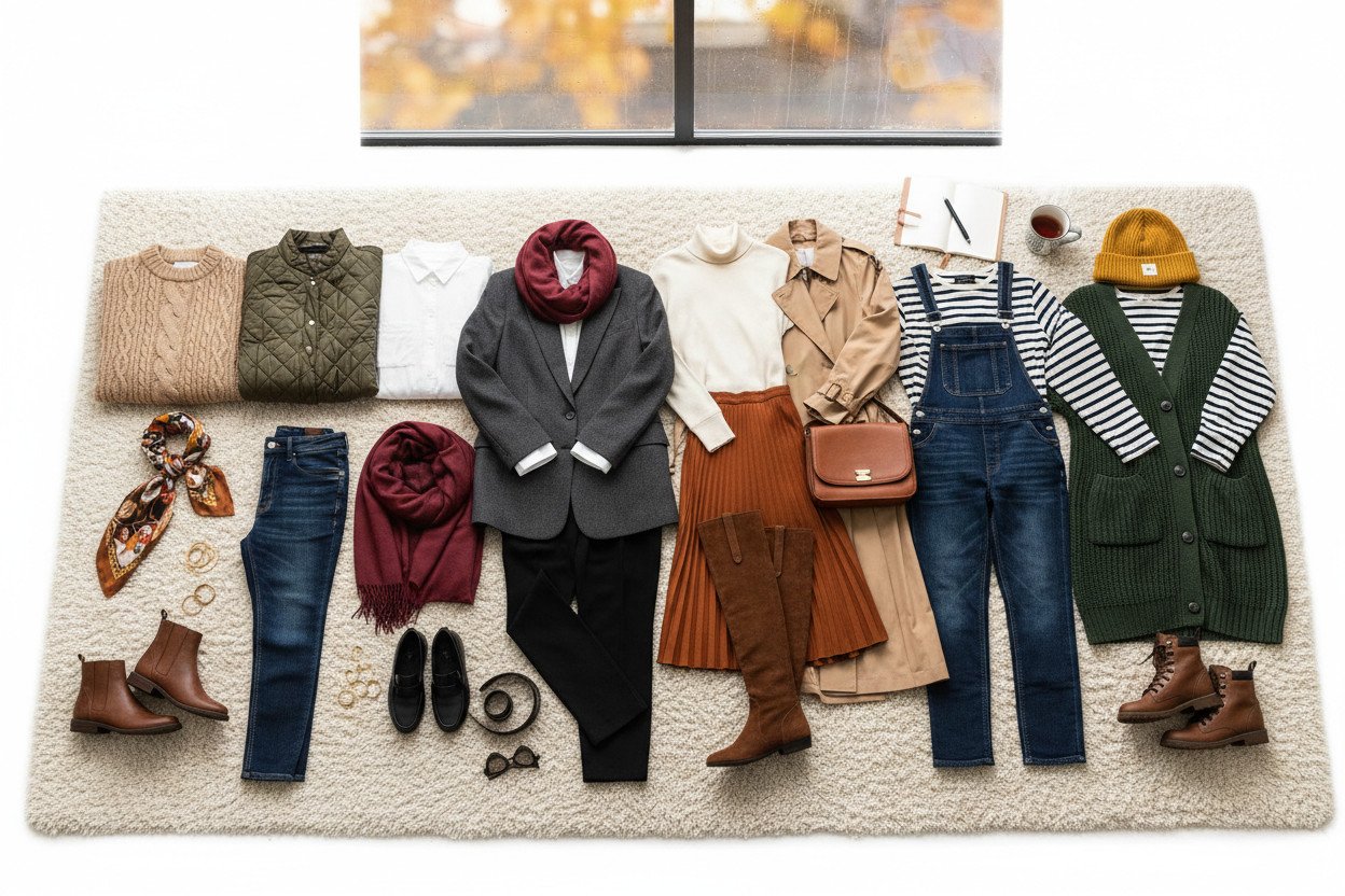 Jak budować stylizacje jesienne — praktyczne warianty łączenia