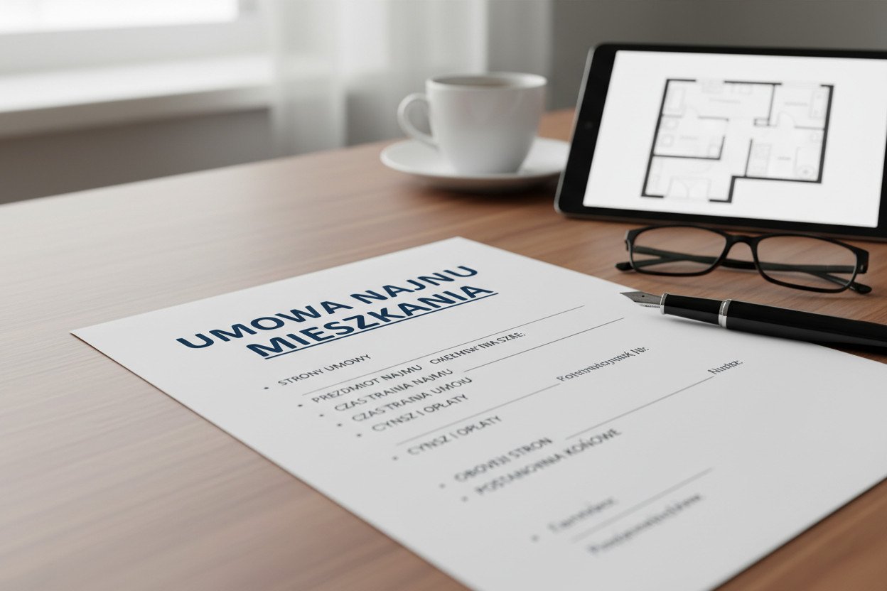 Jakie elementy musi zawierać umowa najmu mieszkania