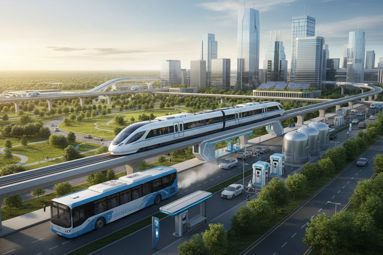 Transport wodorowy — od autobusów miejskich do pociągów